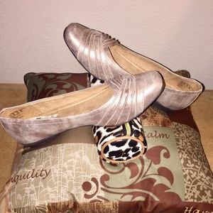 Basic Editions Gold Clementine Ballet Flats - NWT